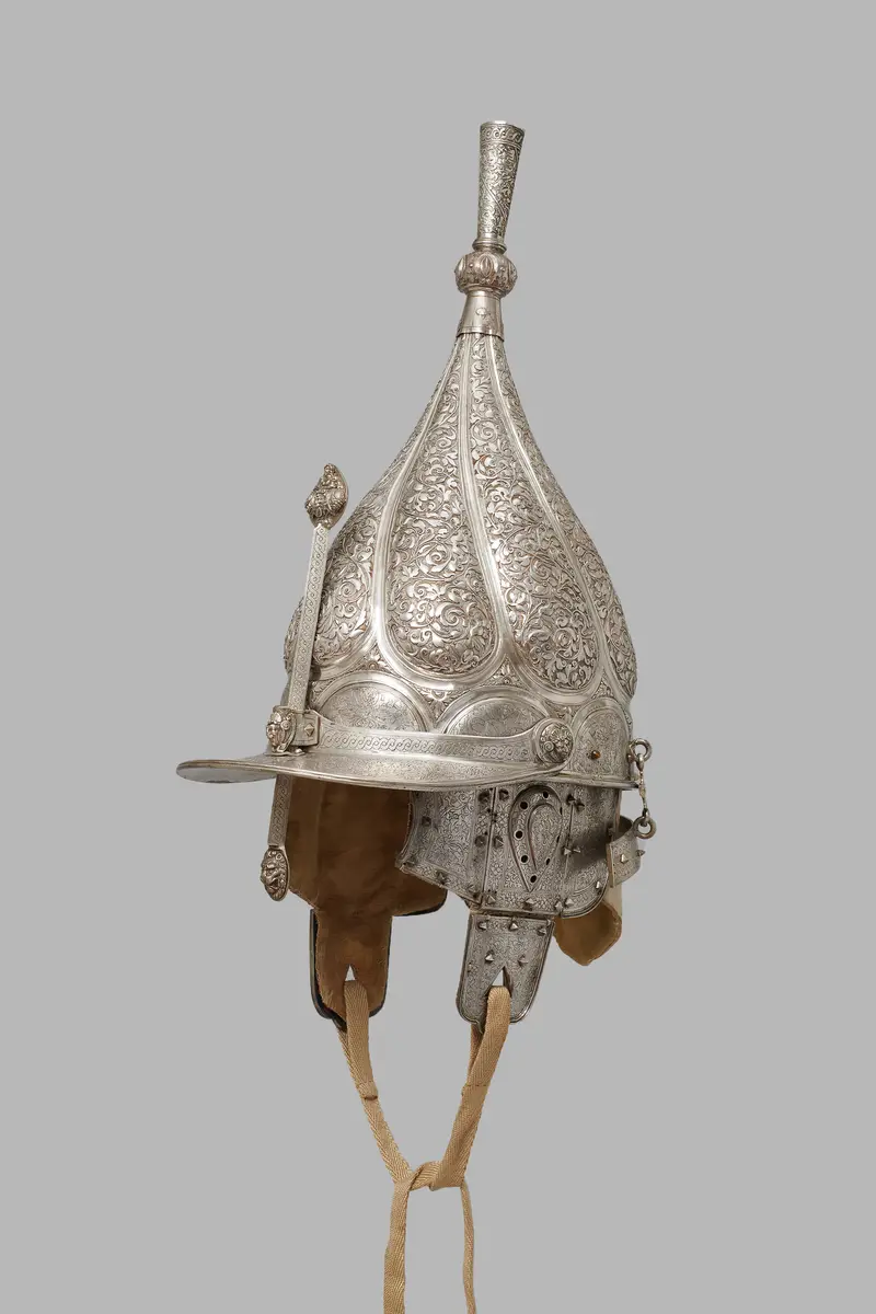 Ungarische Sturmhaube der Silbernen Husarischen Rüstung