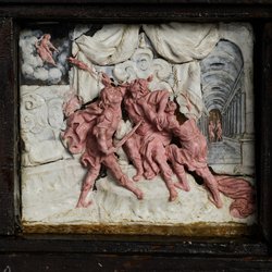 Tafel mit 60 Szenen aus den Metamorphosen des Ovid