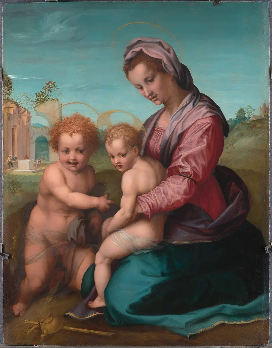 Maria mit Kind und Johannesknaben