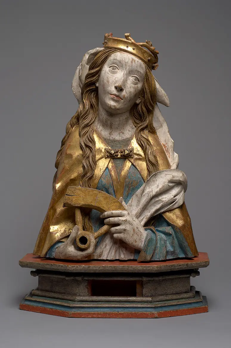 Hl.Katharina; Büstenreliquiar