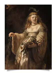 Rembrandt - Saskia van Uylenburgh im arkadischen Kostüm