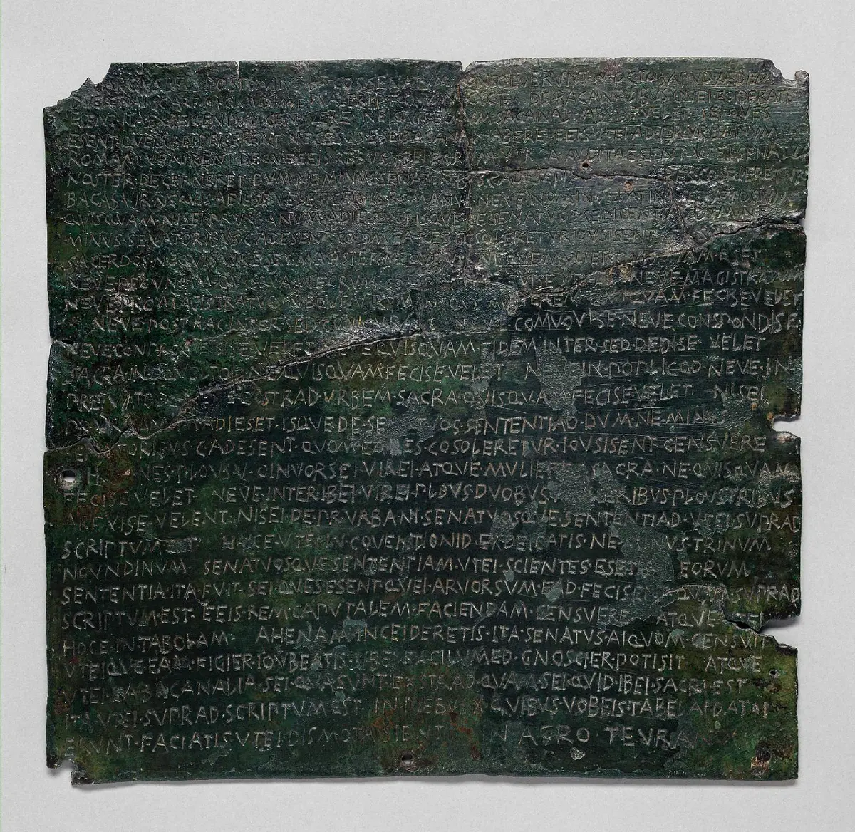 Senatus Consultum de Bacchanalibus (Kopie)