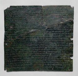 Senatus Consultum de Bacchanalibus (Kopie)