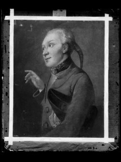 Josef Lange als Adam in "Der Dorfbarbier"
