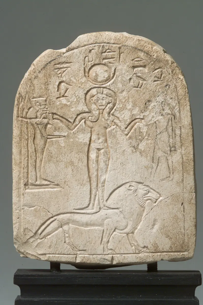 Stele der Göttin Qadesch