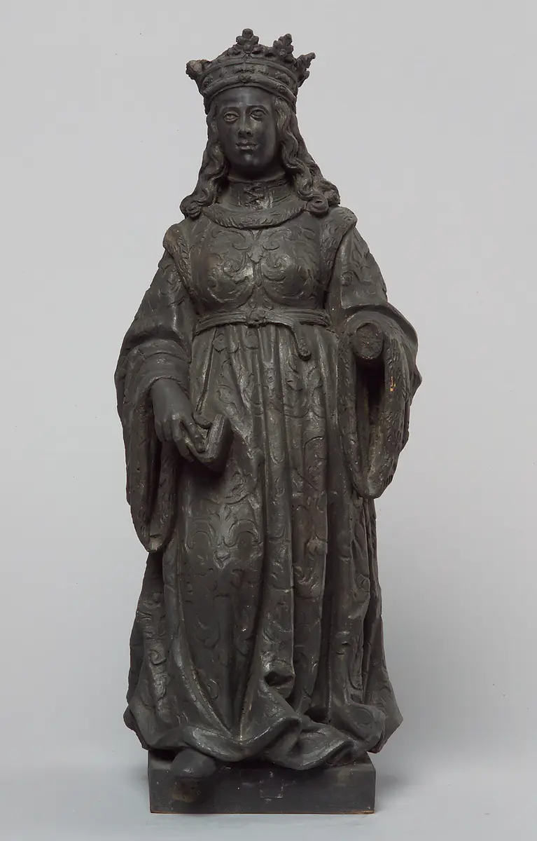 Eleonore von Portugal, Statue, Statuette, Terracotta