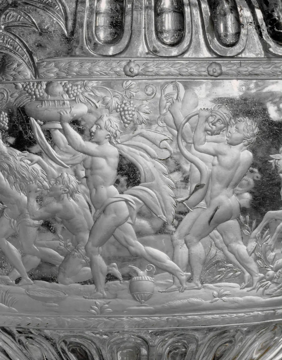 Deckelvase mit zwei Henkeln, sogenannte Bacchusvase