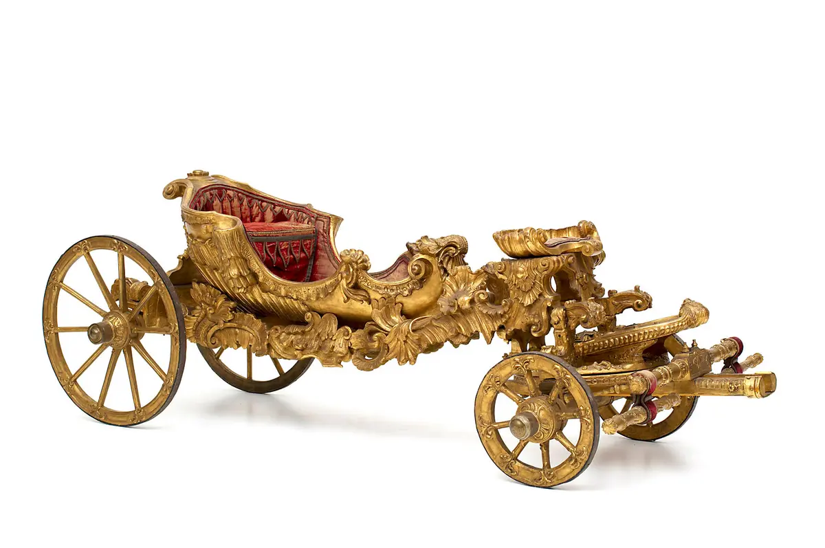 Vergoldeter Karussellwagen Maria Theresias
