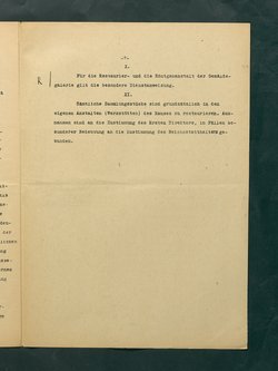 Dienstvorschrift für das Kunsthistorische Museum in Wien