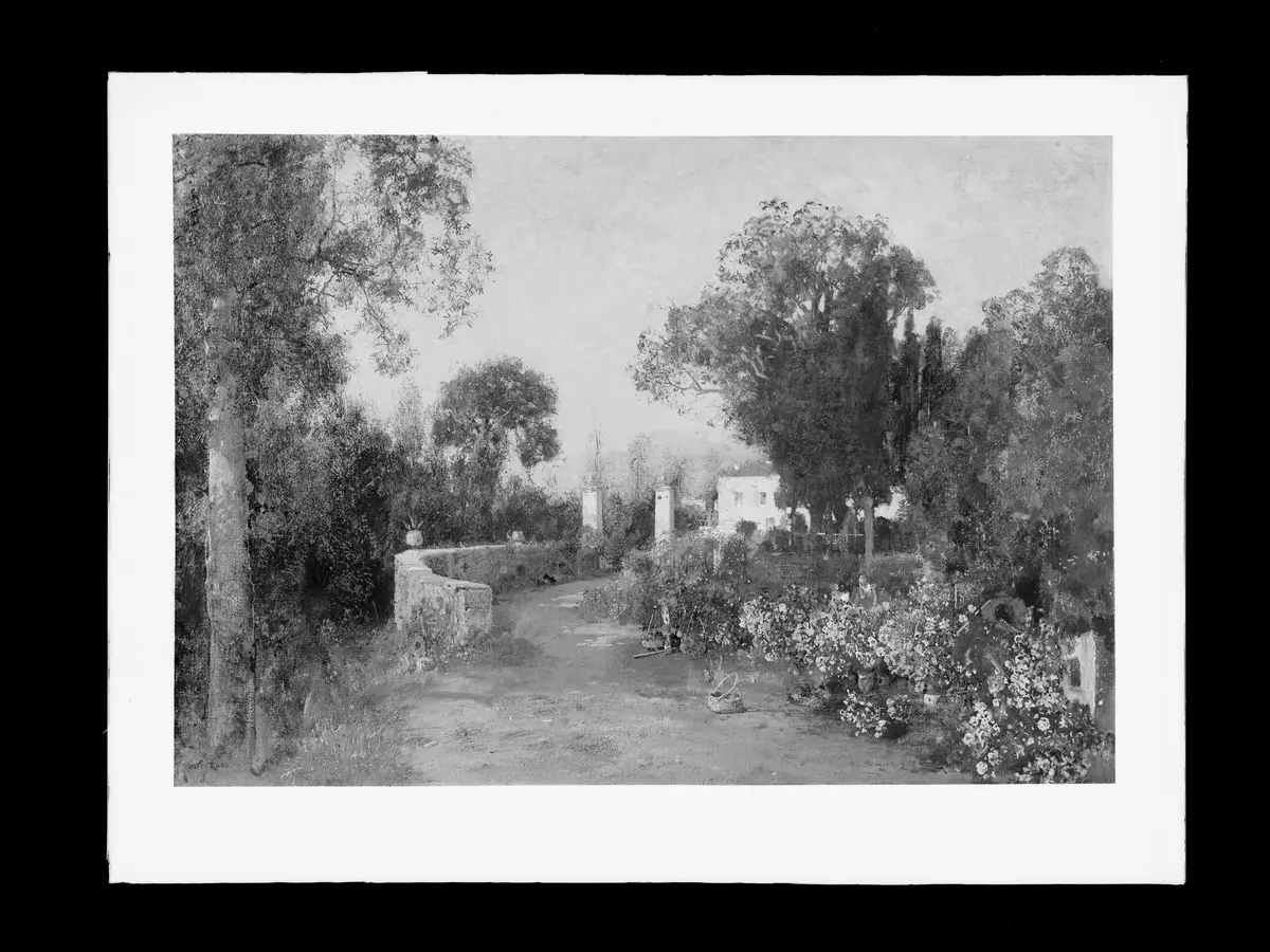 Schloss und Garten bei Rovereto