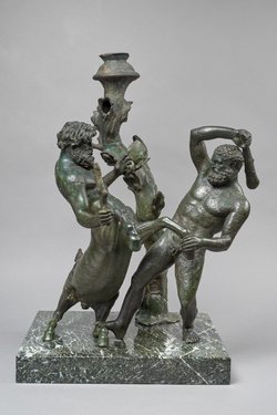 Herakles und Kentaur im Kampf