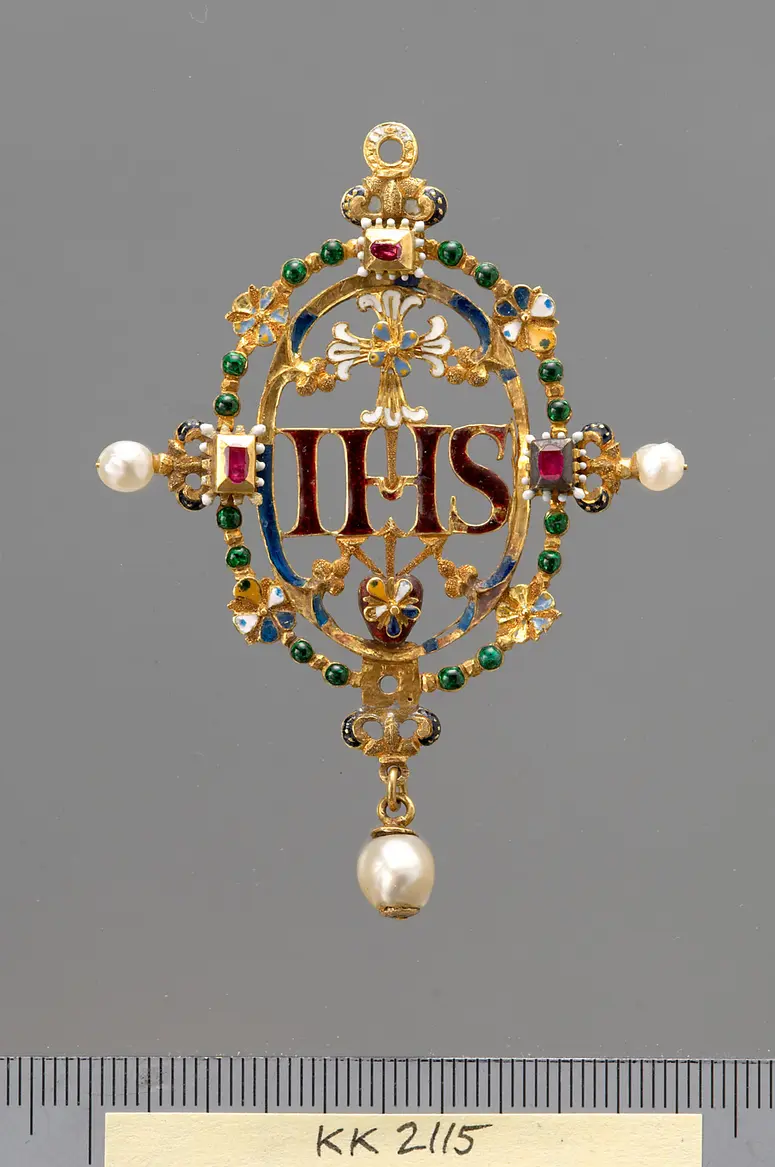 Pendant with the IHS Monogram of Christ