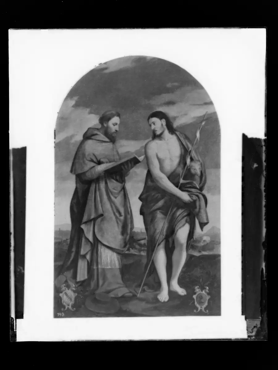 Die Hll. Johannes der Täufer und Hieronymus