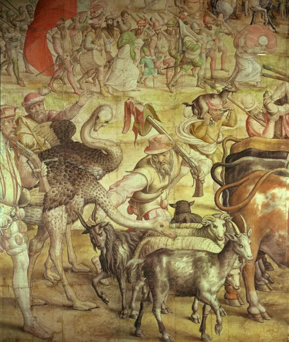 Kriegszug Kaiser Karls V. gegen Tunis (1535): Auszug des Heeres aus Tunis