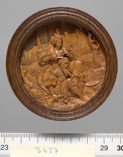 Samson und Dalida; Spielstein für das Brettspiel für den "Langen Puff"