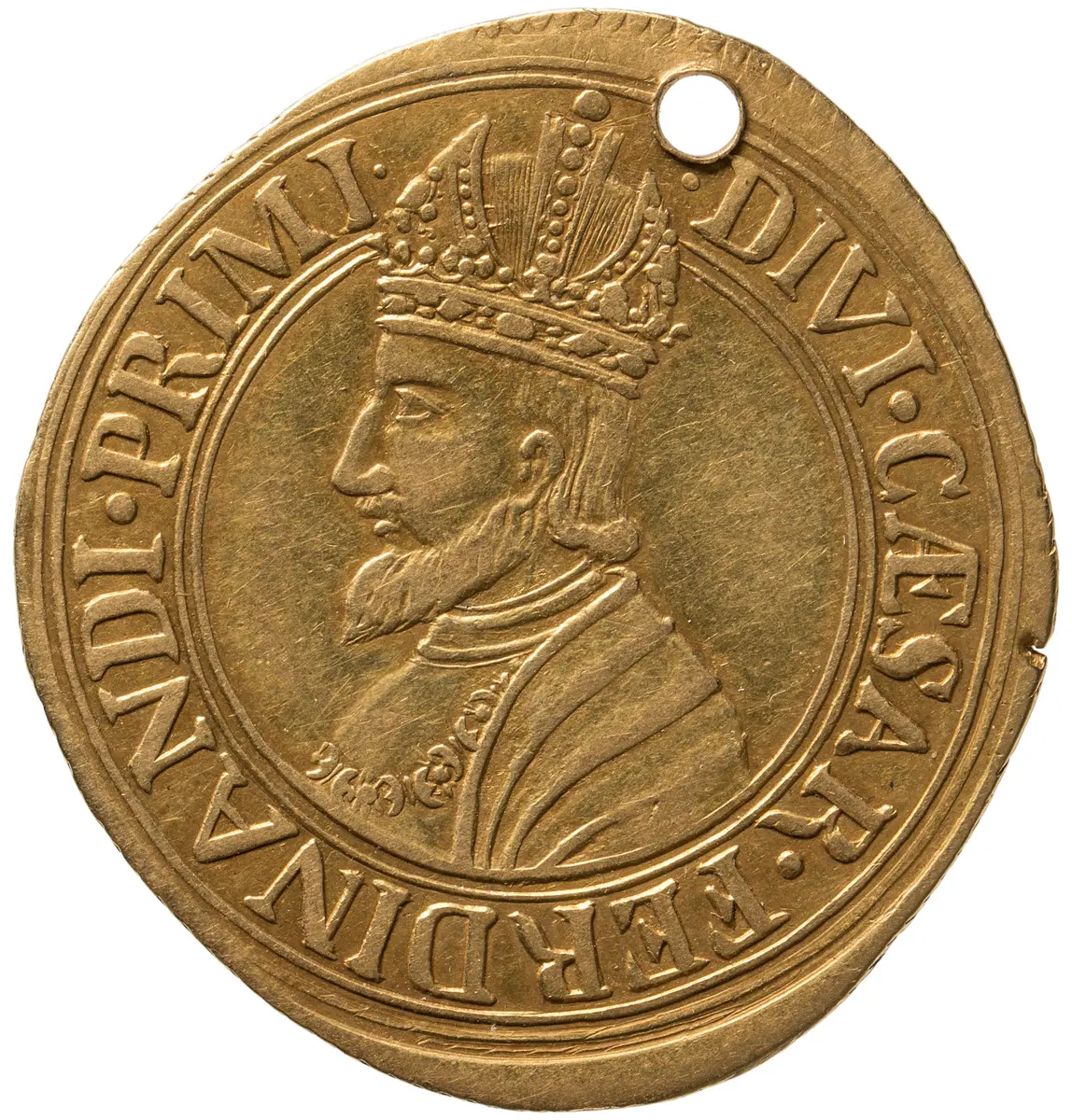 Ferdinand I: Medaille auf seine Bestattung in Prag