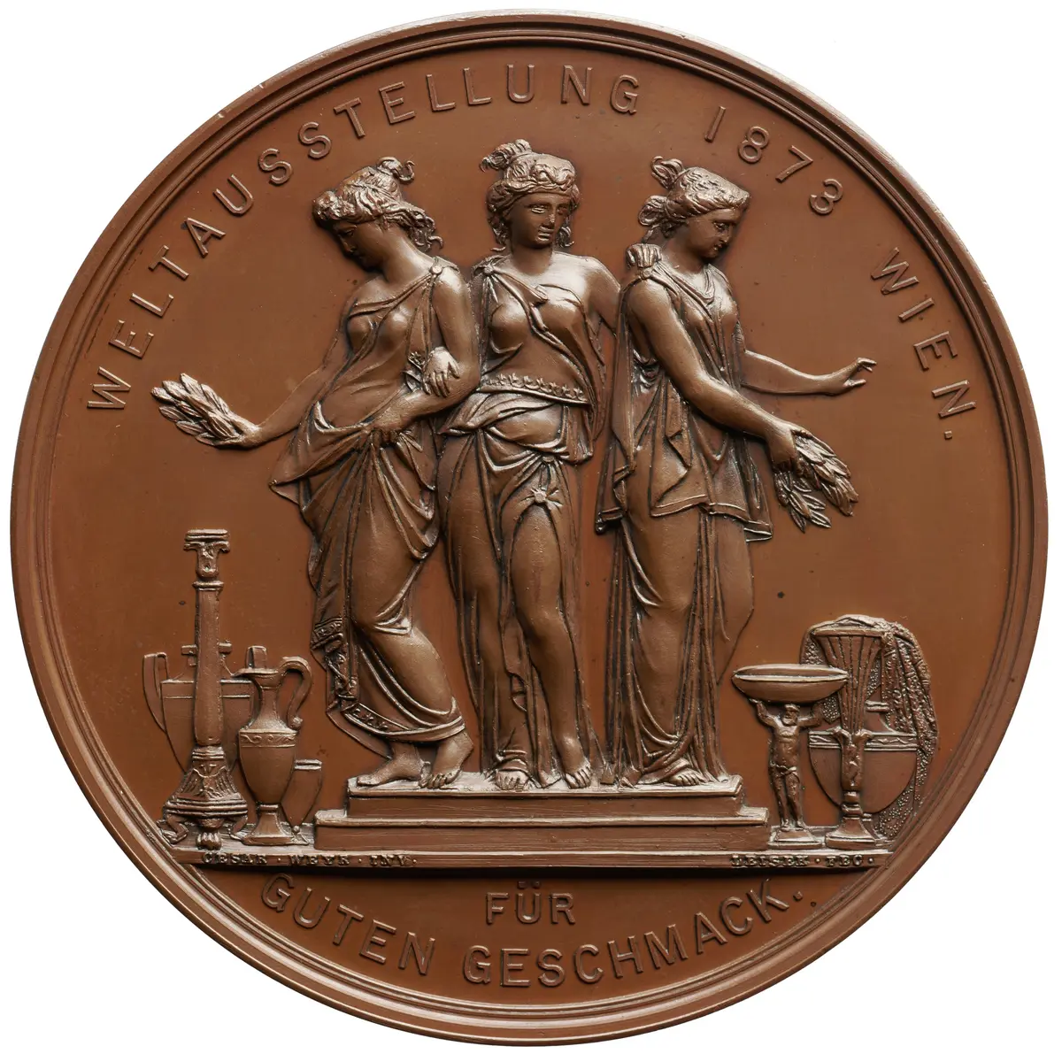 Wien: Preismedaille für die Weltausstellung 1873