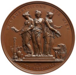 Wien: Preismedaille für die Weltausstellung 1873