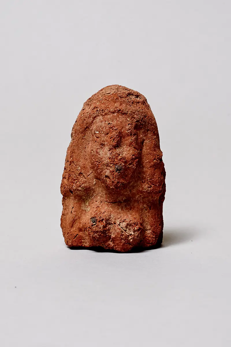 Fragmentierte Figur einer Frau