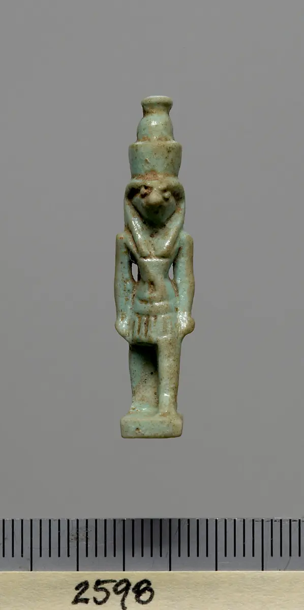 Schreitender Gott Horus mit Falkenkopf