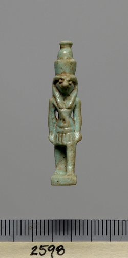 Schreitender Gott Horus mit Falkenkopf