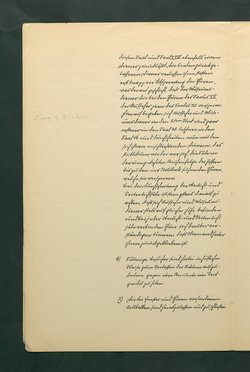 handschriftliche Dienstordnung für Museumsaufseher