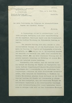 Künftige Stellung der Estensischen Sammlung