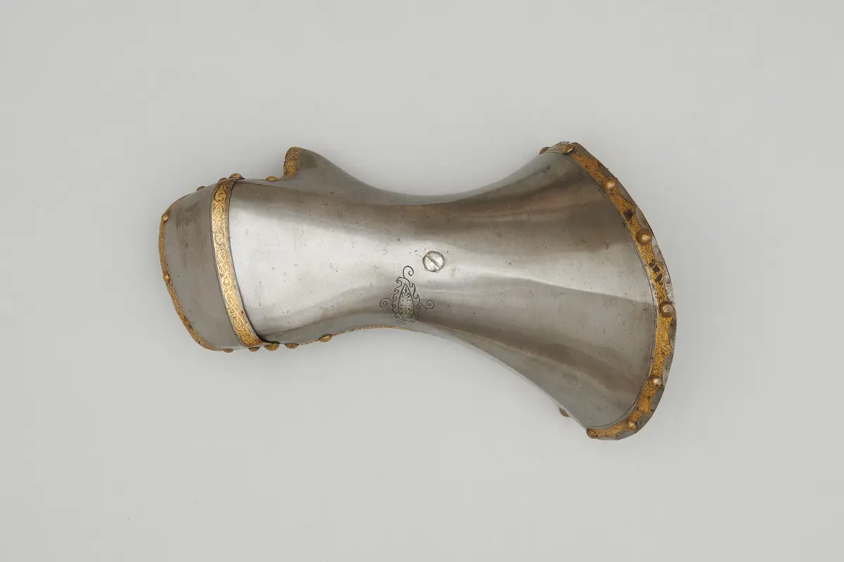 Verstärkungsstück für den linken Handschuh der Adlergarnitur