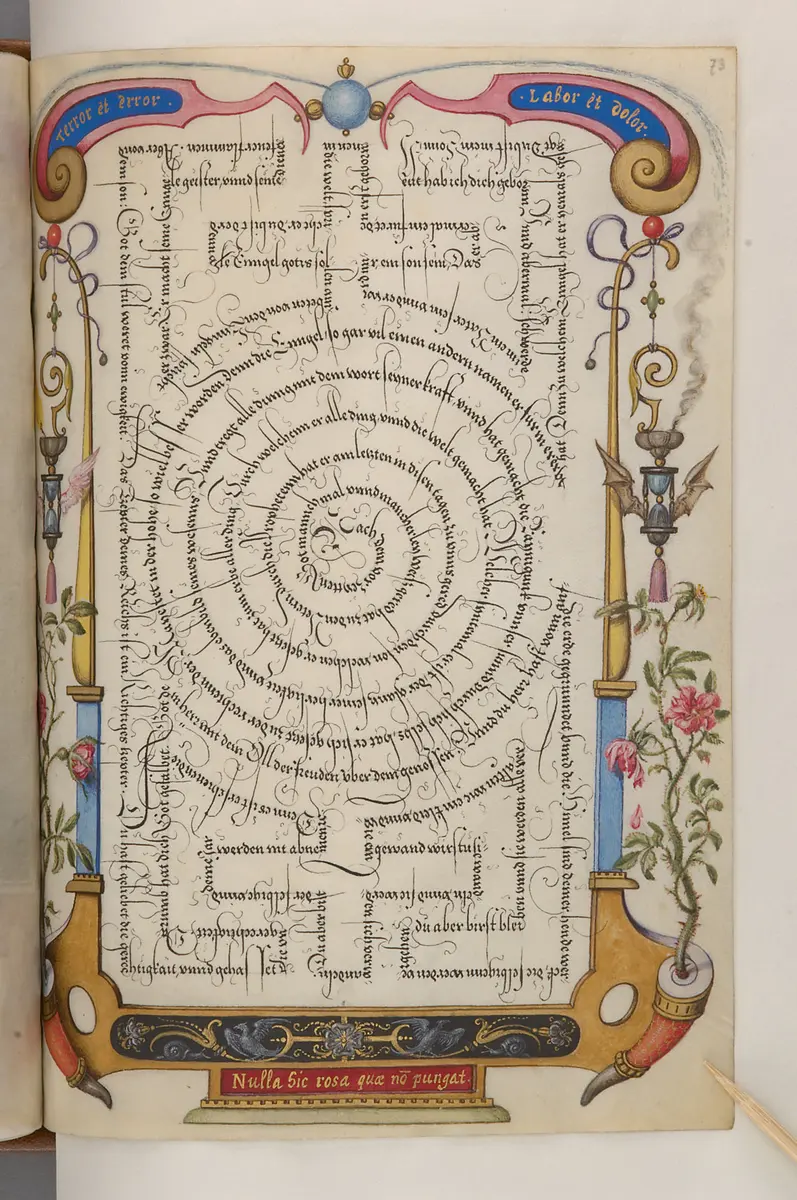 Schriftmusterbuch; 127 Blatt Pergament