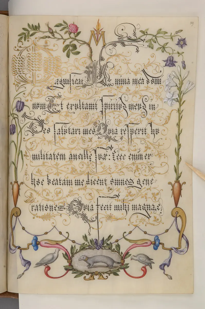 Schriftmusterbuch; 127 Blatt Pergament