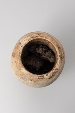 Kanope des Djed-ju-ef-anch mit Deckel in Form eines Menschenkopfes
