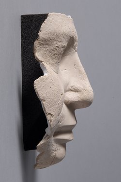 Stucküberzug von menschlichem Schädel