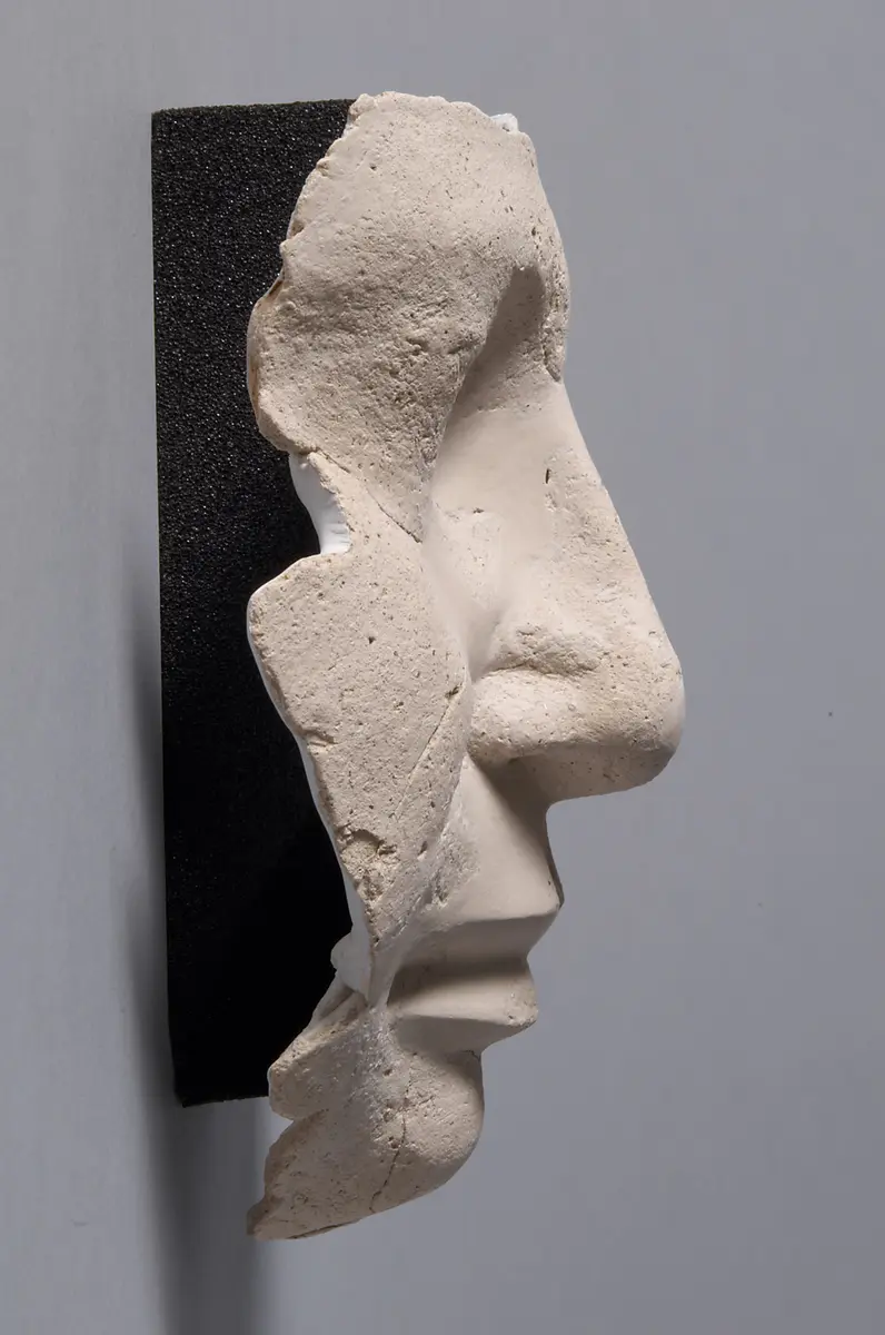 Stucküberzug von menschlichem Schädel