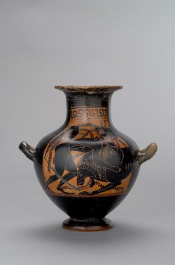 Herakles im Löwenkampf