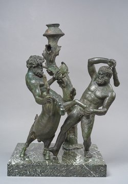 Herakles und Kentaur im Kampf