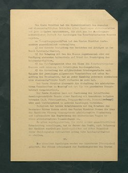 Dienstvorschrift für das Kunsthistorische Museum in Wien