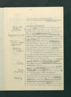 Dienstbestimmungen für das Aufsichtspersonal in den Sammlungen mit Anmerkungen und Korrekturen