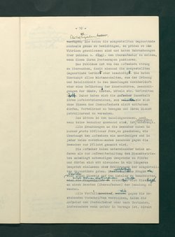 Dienstbestimmungen für das Aufsichtspersonal in den Sammlungen mit Anmerkungen und Korrekturen