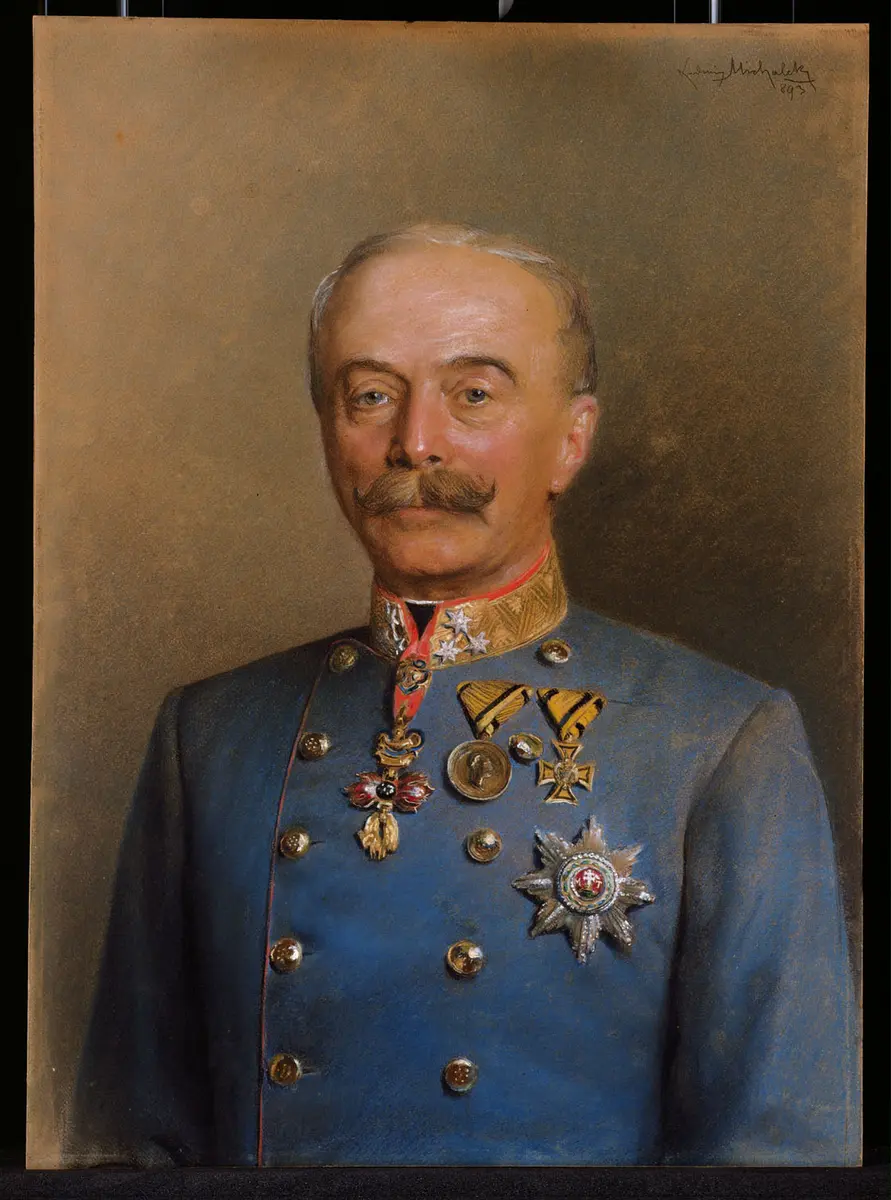 Constantin Prinz zu Hohenlohe - Schillingsfürst in der Campagneuniform eines k.k. Generals der Cavallerie