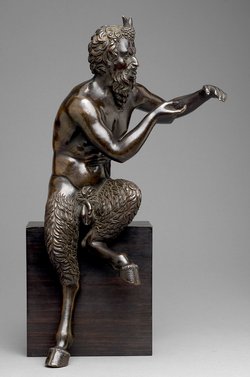 Sitzender Pan; Fragment aus der Gruppe "Pan und Daphnis"