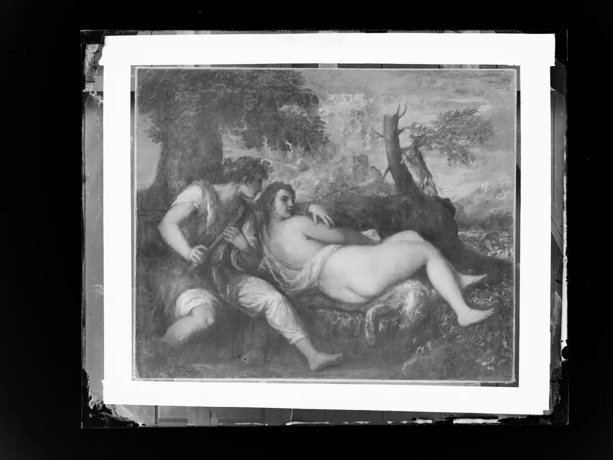 Nymphe und Schäfer