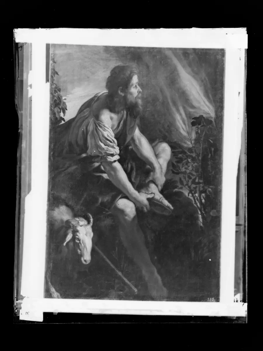 Moses vor dem brennenden Dornbusch