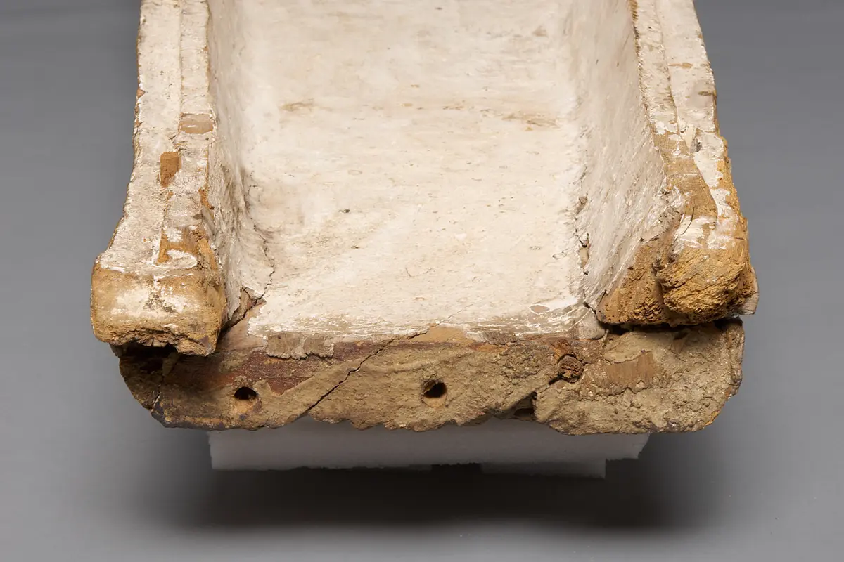 Deckel des mumienförmigen Innensarges des Anch-ef-en-mut