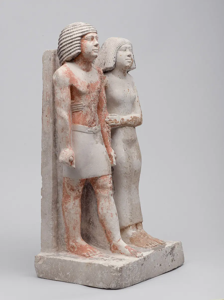 Statuengruppe des Kai-pu-ptah und der Ipep