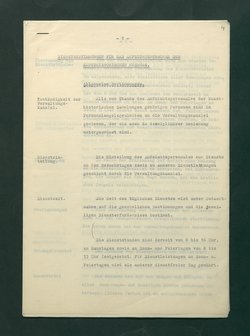 Dienstbestimmungen für das Aufsichtspersonal in den Sammlungen