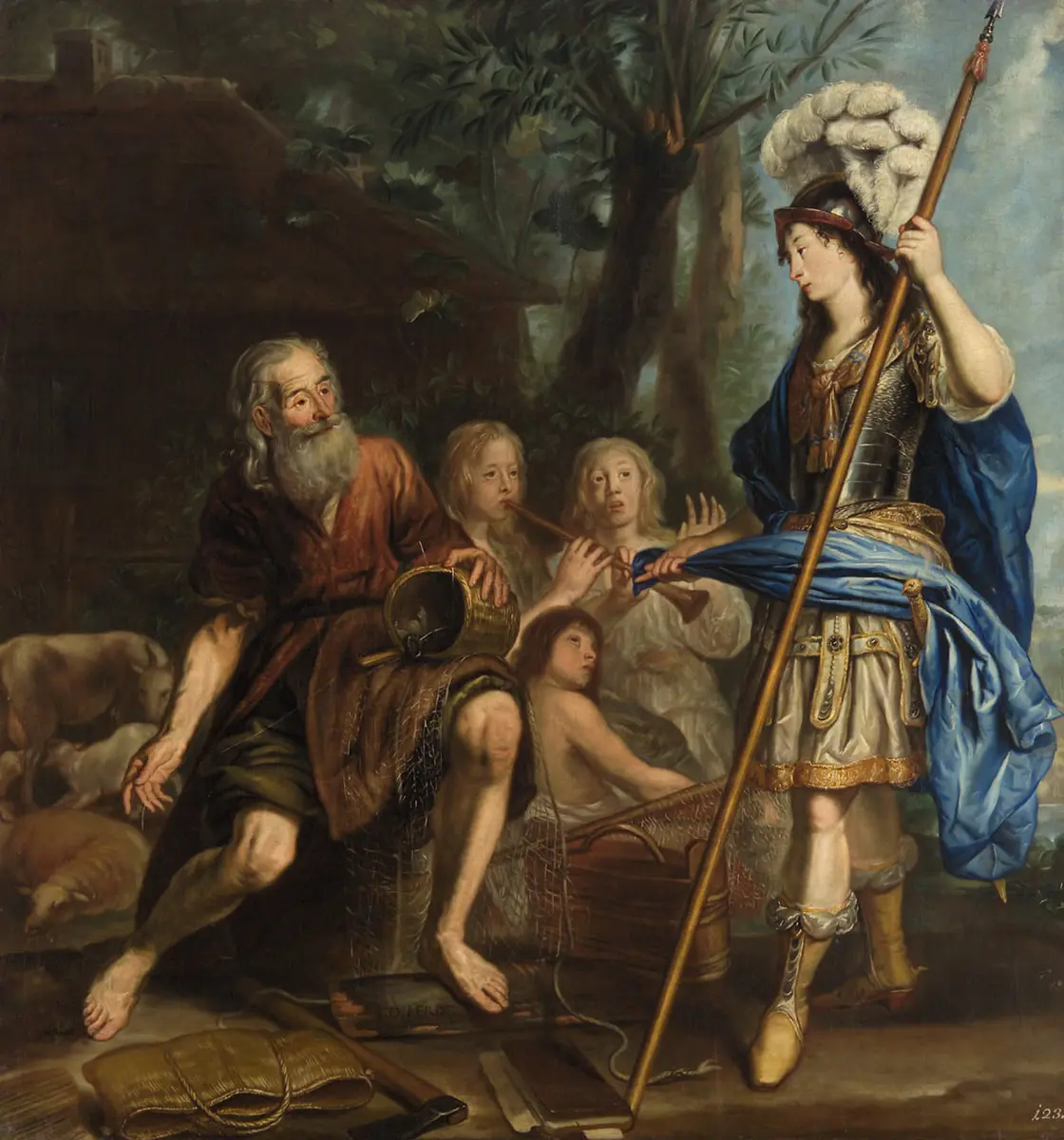Erminia bei den Landleuten
