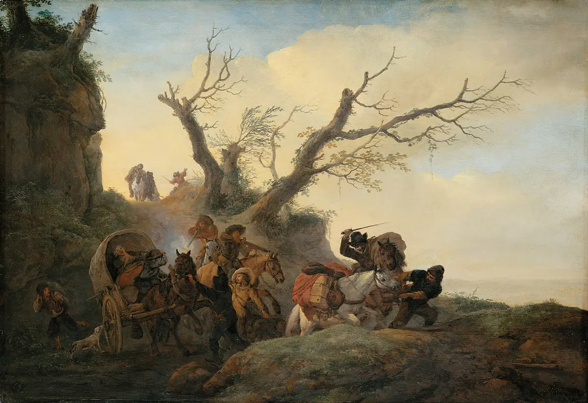Bandits Attacking Travellers