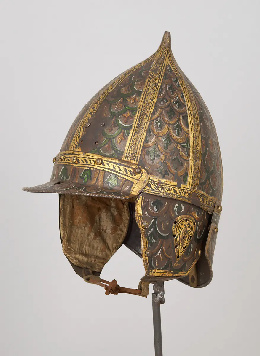 Ungarische Sturmhaube, sog. Zischägge