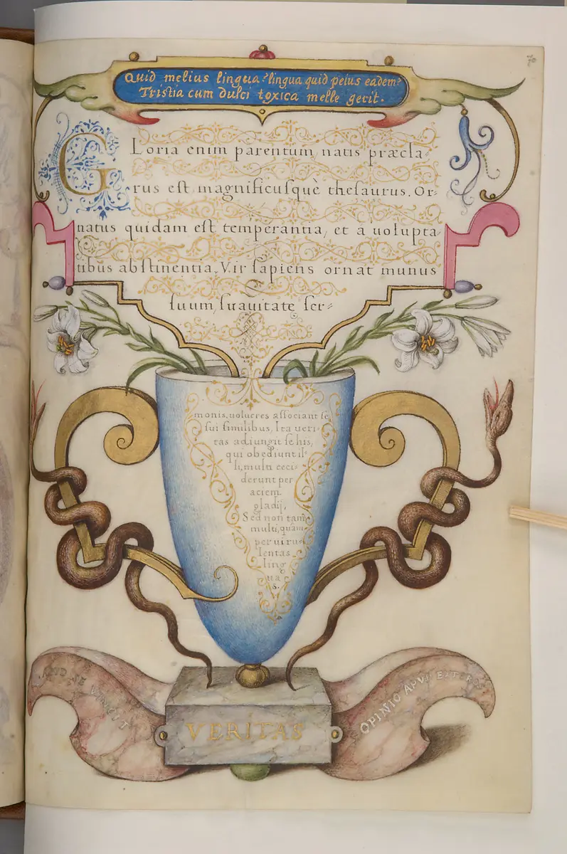 Schriftmusterbuch; 127 Blatt Pergament