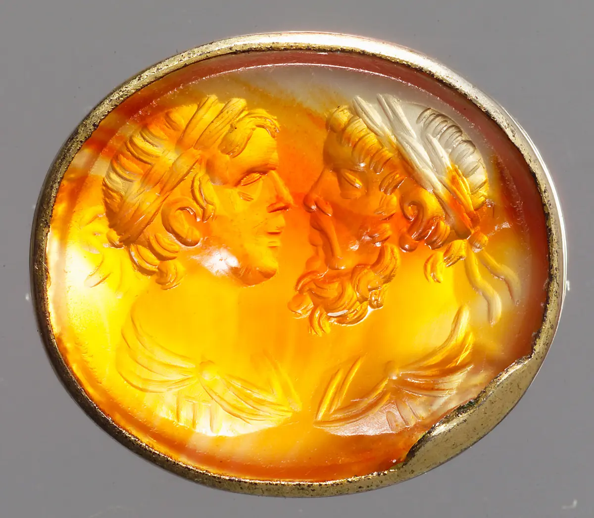 Büsten der Kaiser Caracalla und Septimius Severus
